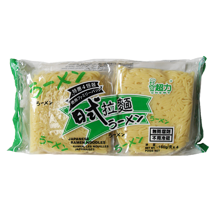 Chewy Japanese Ramen Noodle 12x4x160g bag