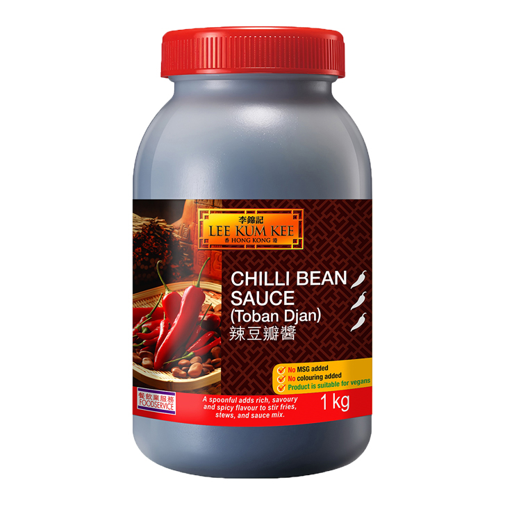 Lee Kum Kee Chilli Bean Sauce 6x1kg plastic jar