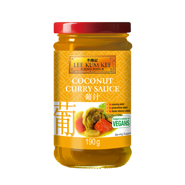 Lee Kum Kee Kokos-Curry-Sauce 12x190g Krug