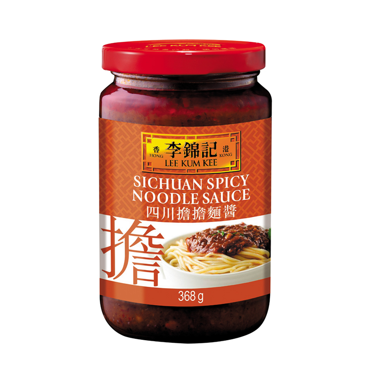 Lee Kum Kee Sichuan würzige Nudelsauce 12x368g Krug