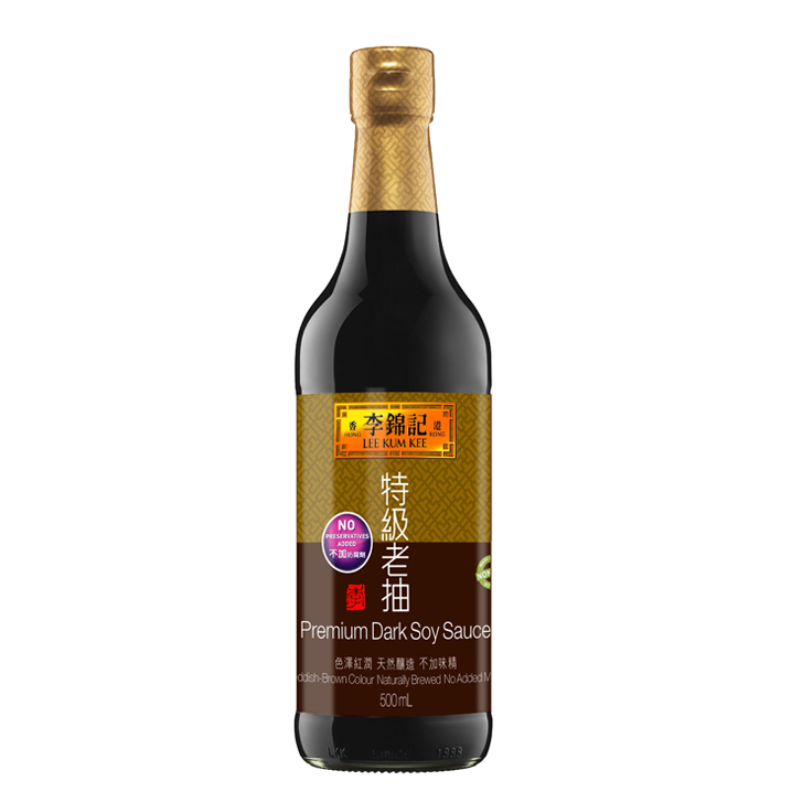 Lee Kum Kee Premium Dark Soy Sauce 12x500ml bottle