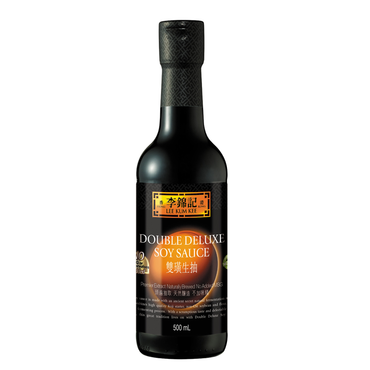 Lee Kum Kee Double Deluxe Soy Sauce 12x500ml bottle