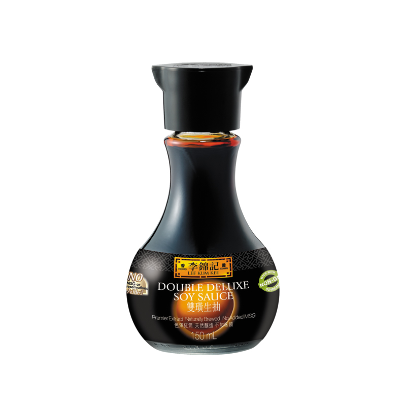Lee Kum Kee Double Deluxe Soy Sauce 12x150ml bottle