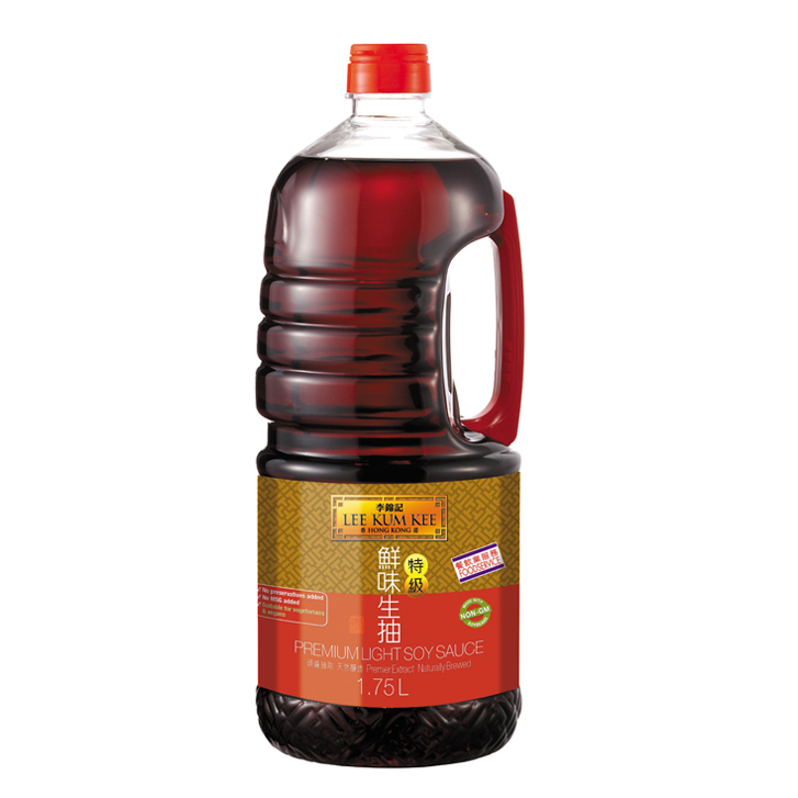 Lee Kum Kee Premium Light Soy Sauce 6x1750ml bottle