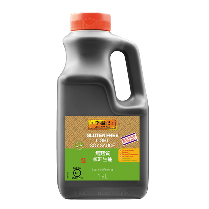 Lee Kum Kee Gluten Free Light Soy Sauce 6x1.9ltr pp ***