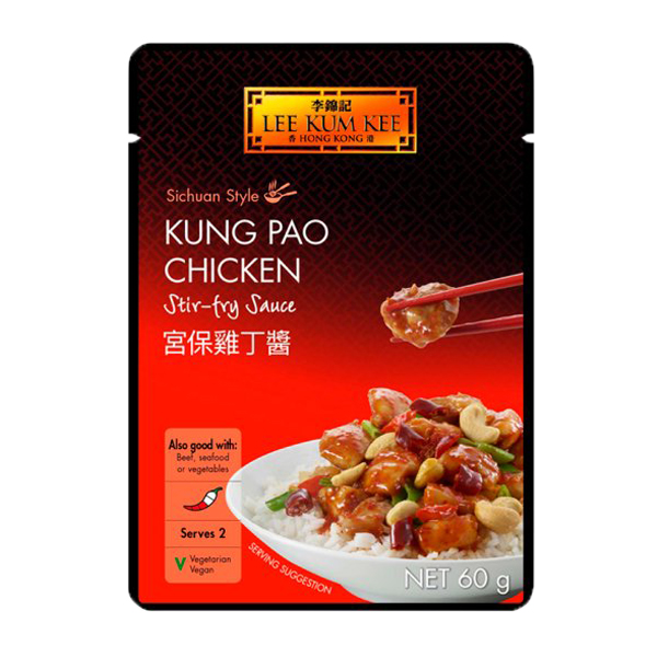 Lee Kum Kee Kung Pao Chicken Roerbaksaus 12x60g zakje