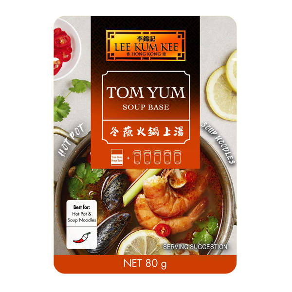 Lee Kum Kee Tom Yum soepbasis 12x80g zakje