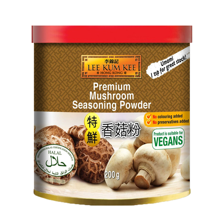 Lee Kum Kee Premium Mushroom Seasoning Powder 12x200g tin