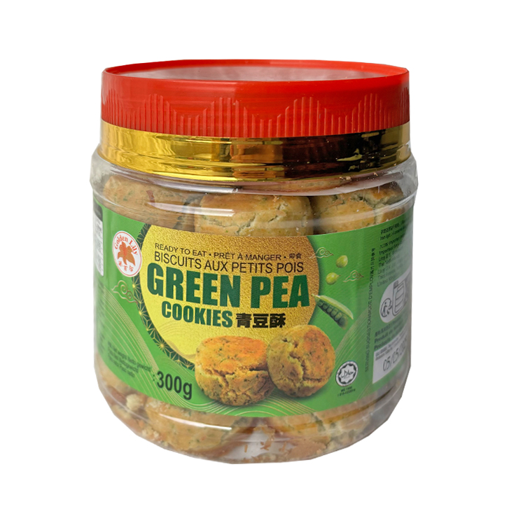 Golden Lily Cookies - Green Pea Flavour 24x300g jar