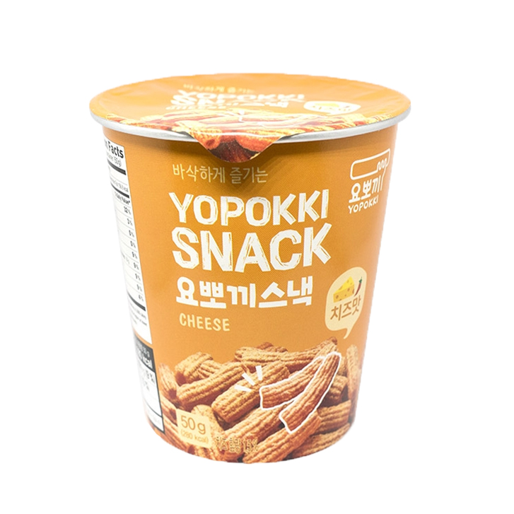 Yopokki Snack - Cheese Flavour 12x50g cup