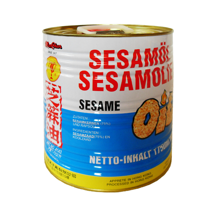 Mee Chun Olie op basis van sesamzaad 6x1750ml blik