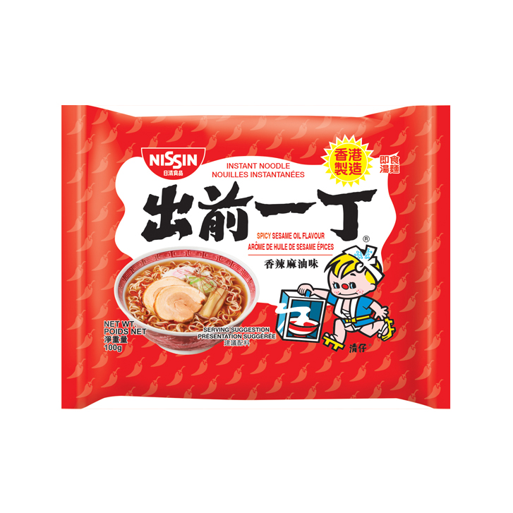 Nissin 出前一丁 包裝麵 香辣麻油味 90x100g 包