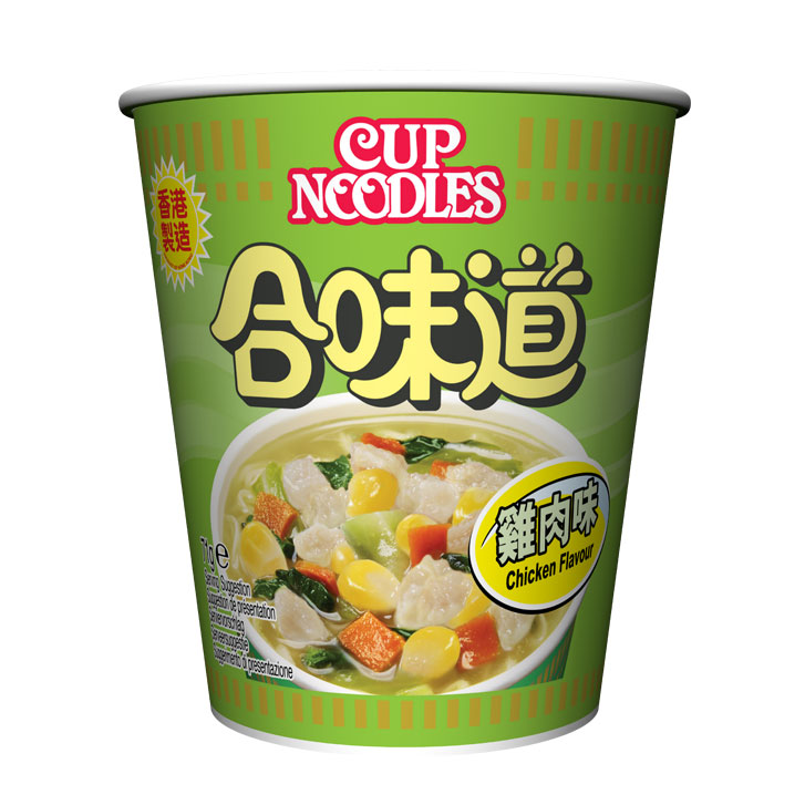 Nissin Mì ly vị gà 24x71g ly