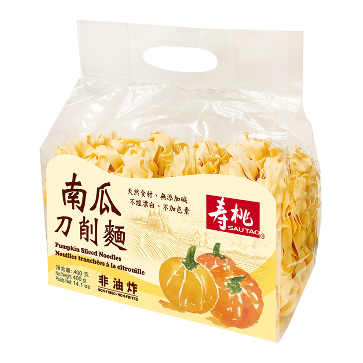 Sau Tao Gesneden noedels met pompoensmaak 12x400g zak