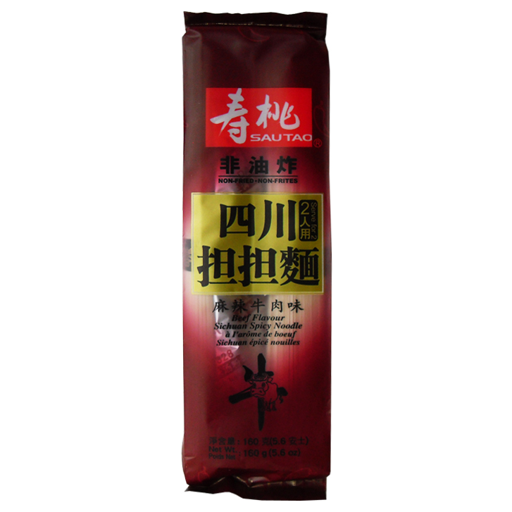 Sau Tao 壽桃牌 辣牛肉四川擔擔麵 20x160g 包