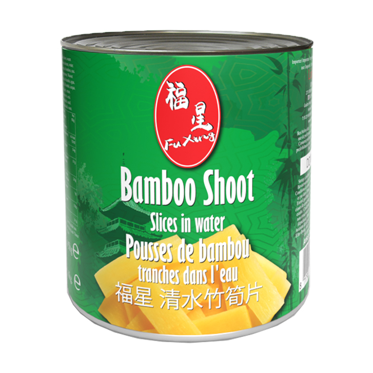 Fu Xing Bamboescheuten plakjes 6x2.95kg blik