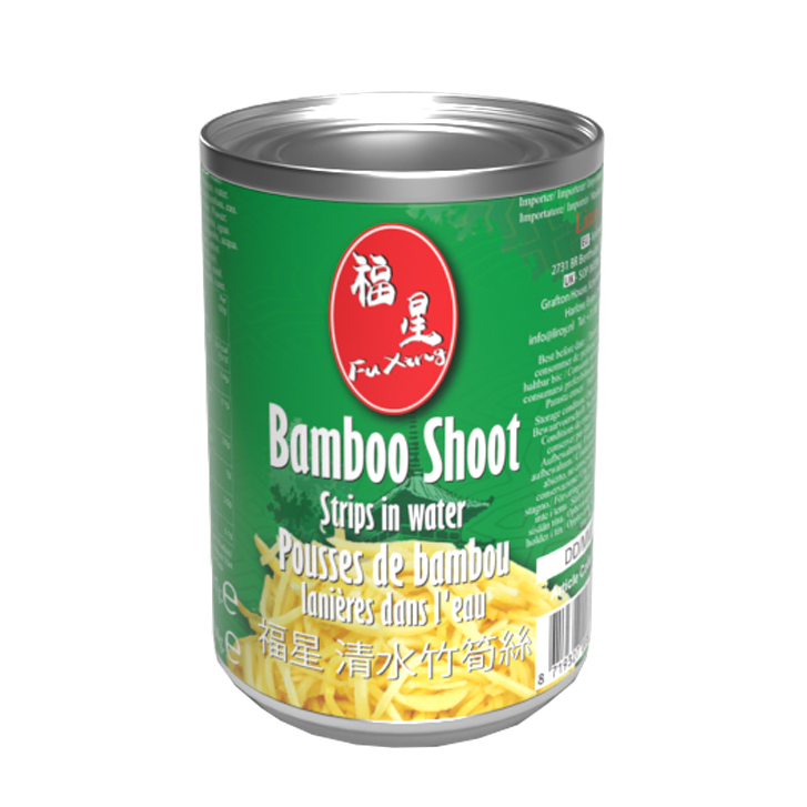 Fu Xing Bamboescheuten strips 24x567g blik