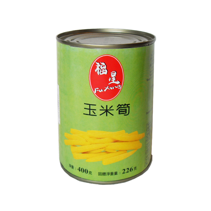 Fu Xing Babygraan in gezout water 24x400g blik