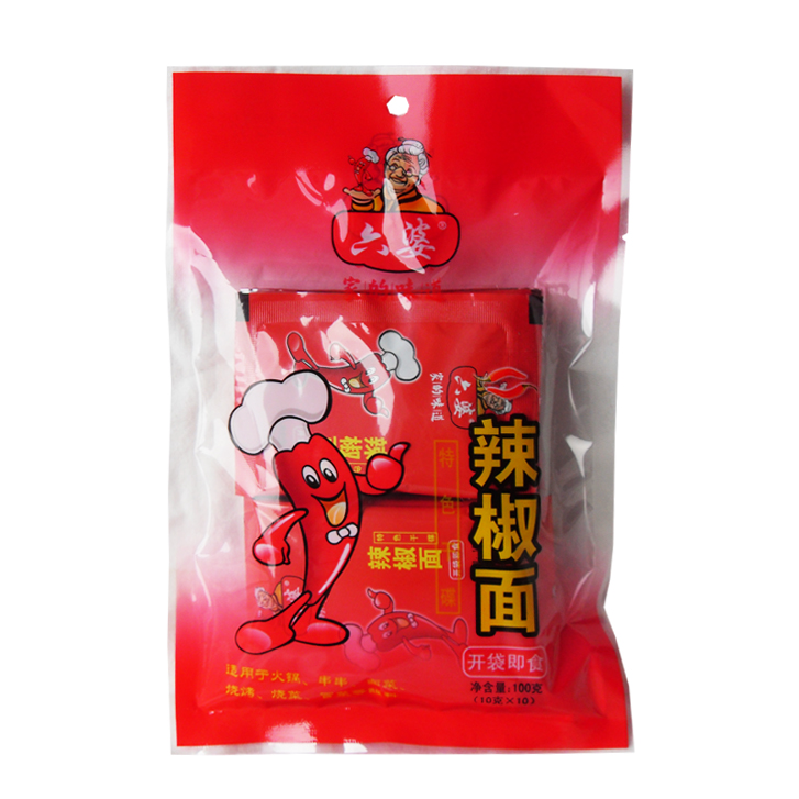 Liu Po 六婆 辣椒面 （开袋即用） 40x100g 包