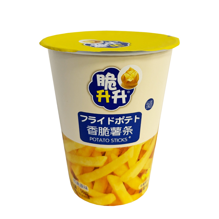 CrisUp Aardappelsticks - Originele smaak 20x50g beker