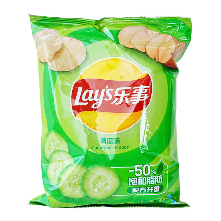 Lay's Aardappelchips - Komkommersmaak 22x70g zak