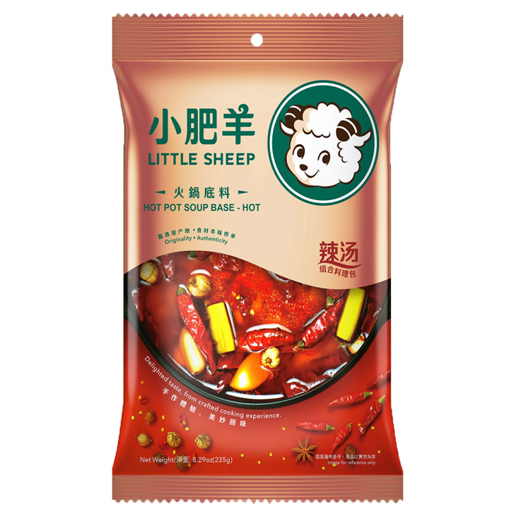 Little Sheep Gia vị nấu lẩu vị cay 30x235g gói