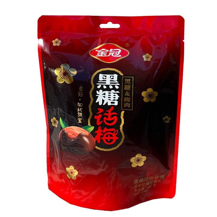 Golden Crown Kẹo Đường Nâu Với Mận 24x180g gói