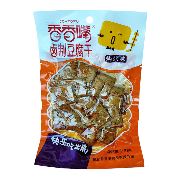 Xiang Xiang Zui Beancurd Snack - BBQ Flavour 50x100g bag