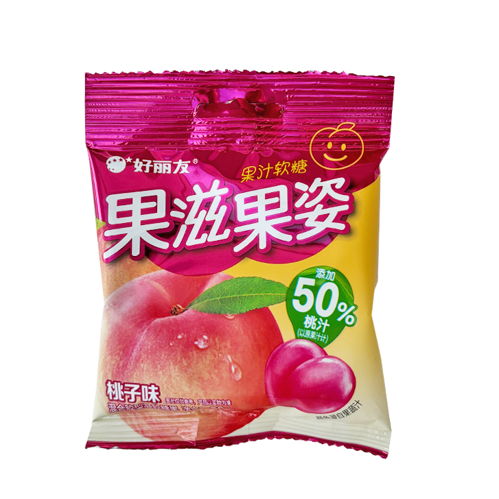 Orion Fruity Fruity Gummies - Peach Flavour 40x60g bag