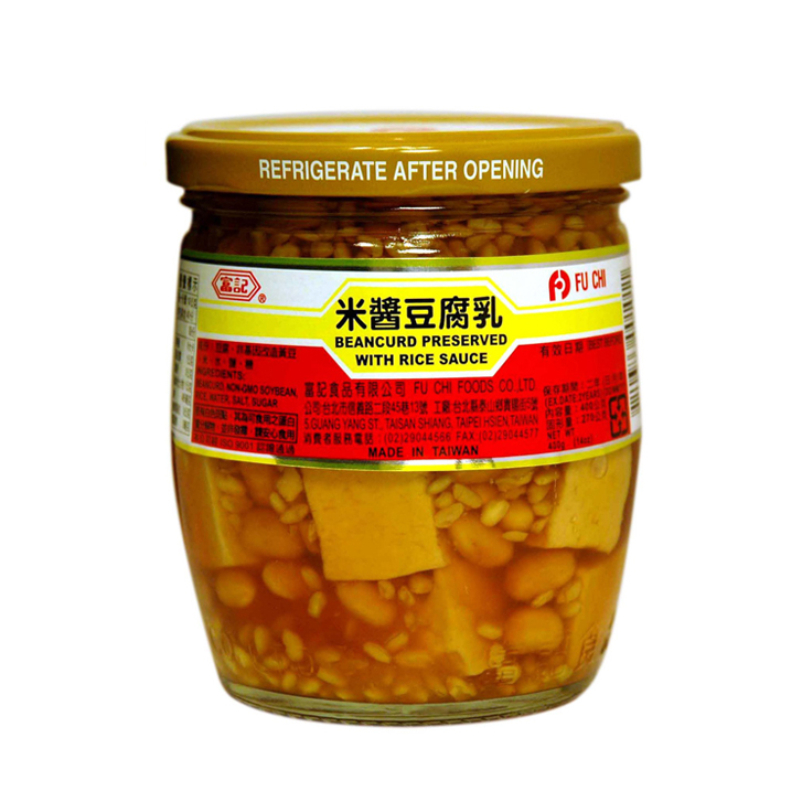 Fu Chi 富記 米醬腐乳 24x400g 罐