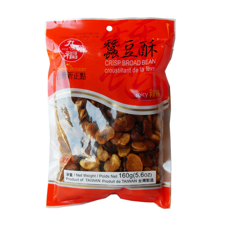Nice Choice 九福 蠶豆酥 辣味 24x160g 包