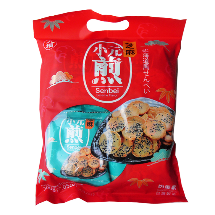 Nice Choice Senbei - Sesame Flavour 6x200g bag