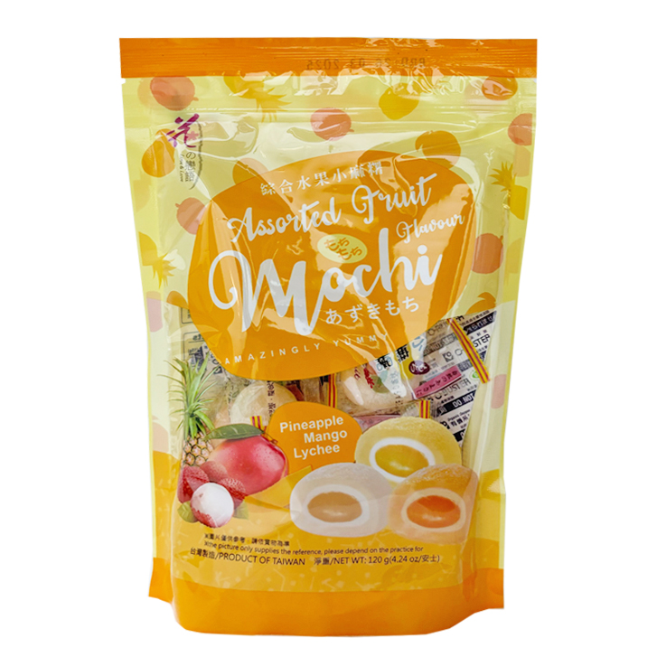 Love & Love 花之戀語 小麻糬 (鳳梨、芒果、荔枝味) 12x120g 包