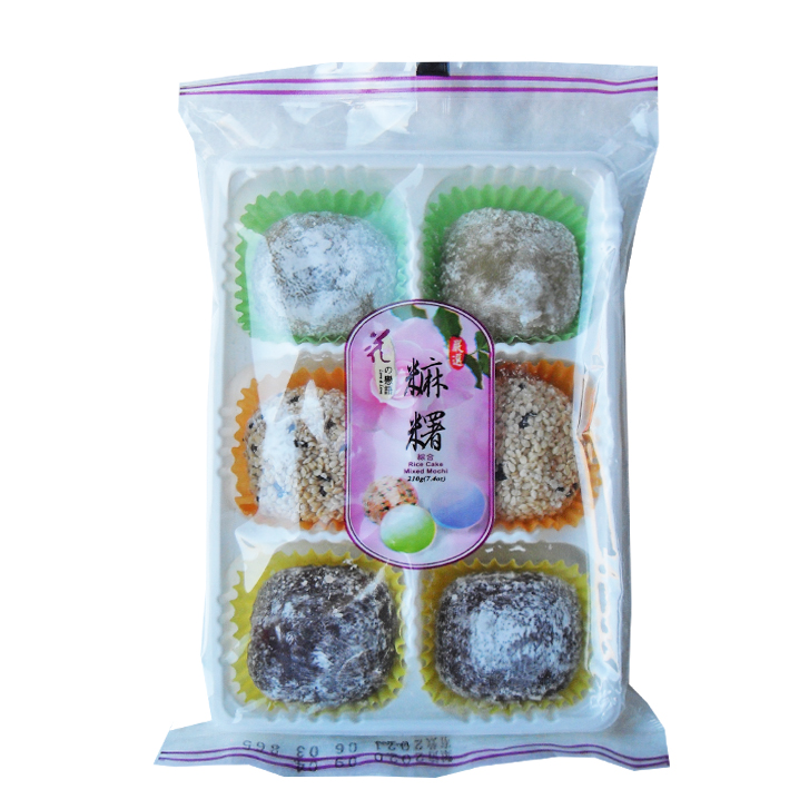 Love & Love Diverse mochi - Taro, matcha en sesam 24x210g zak