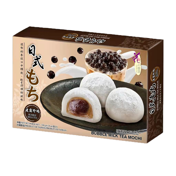 Love & Love Mochi met bubbelmelktheesmaak 24x180g doos