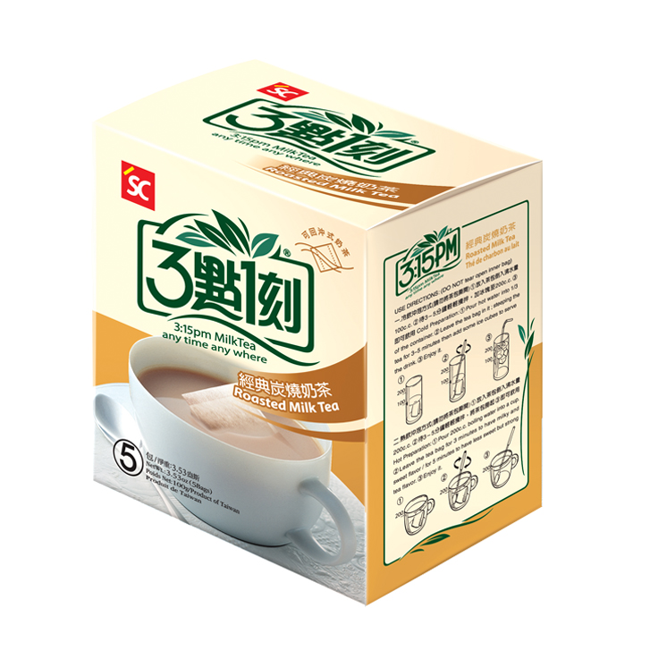 3:15PM Melk thee - geroosterd 24x5x20g doos