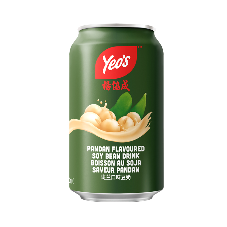 Yeo's Sojabonendrank met Pandansmaak 24x300ml blik