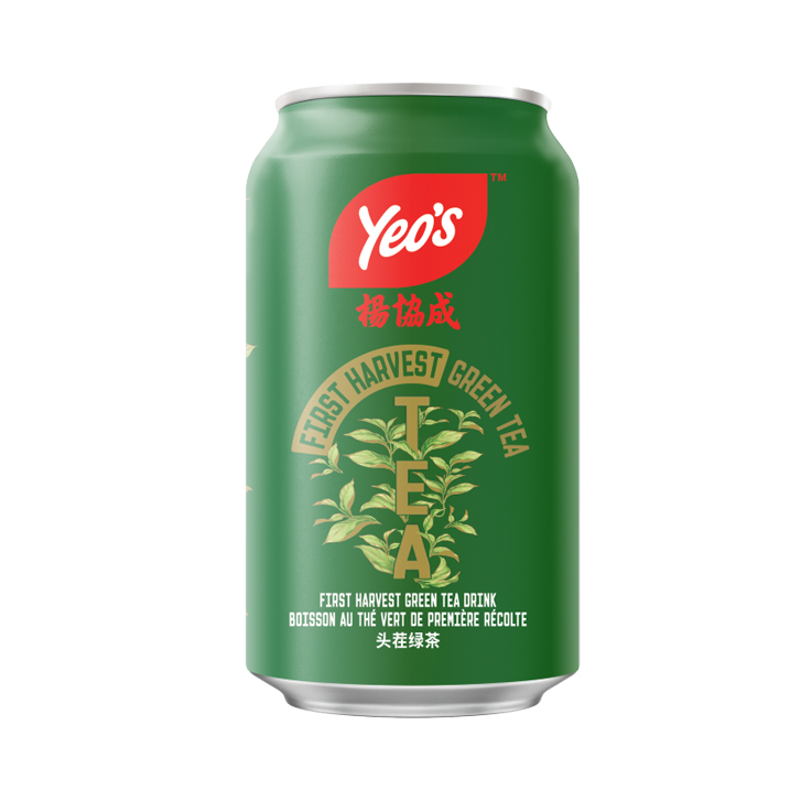Yeo's Groene thee van de eerste oogst 24x300ml blik