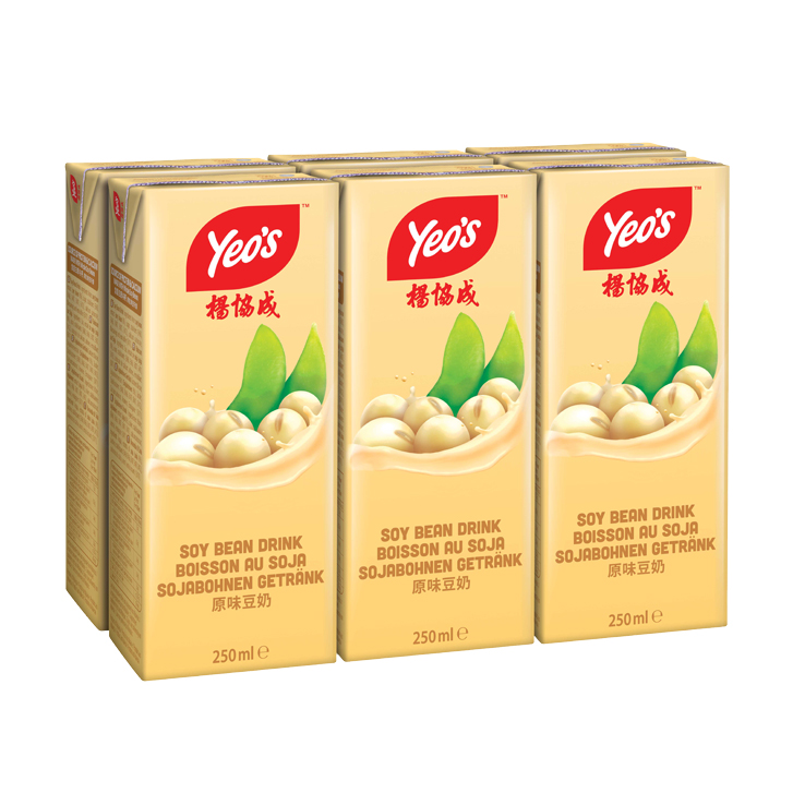 Yeo's Sojabonen Drinken 4x6x250ml doos