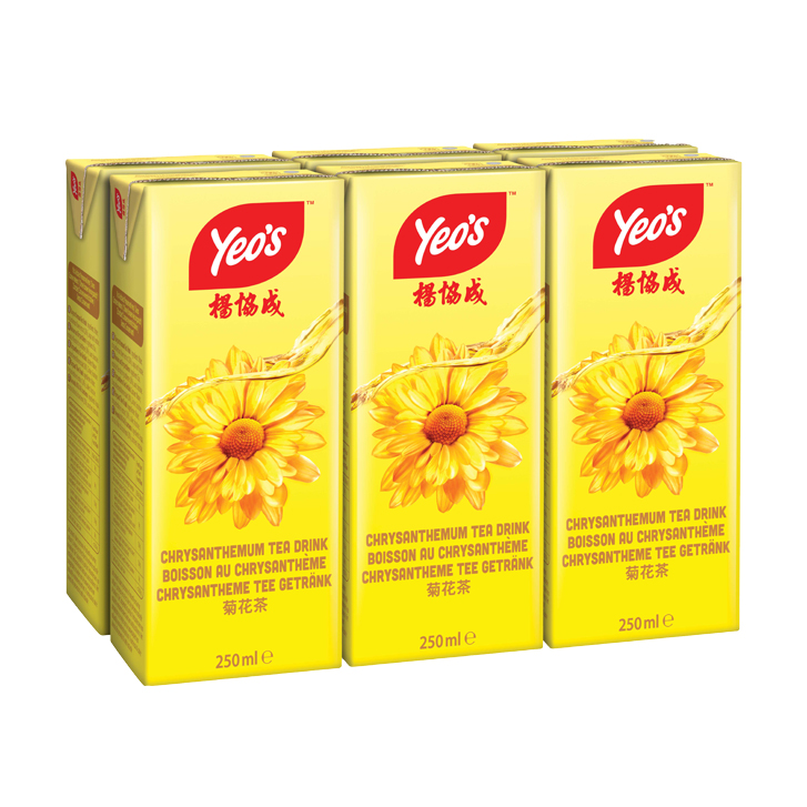 Yeo's Chrysanthemum-thee 4x6x250ml doos