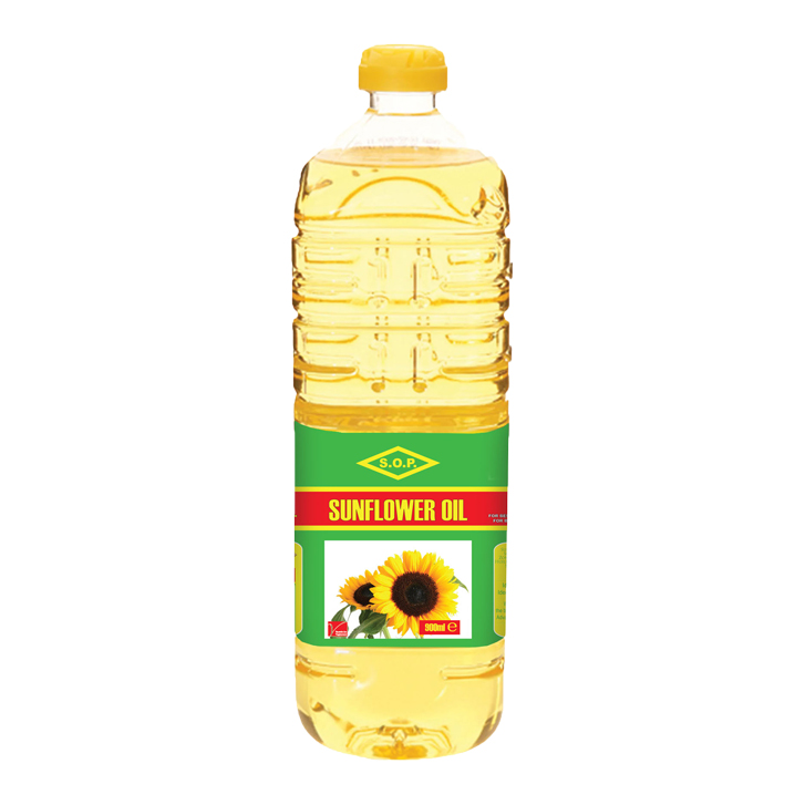 SOP Zonnebloemolie 15x900ml plastic bottle