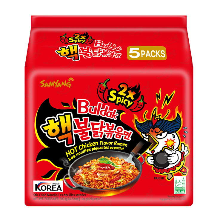 SamYang 三养 火鸡面 双倍辣 8x5x140g 包