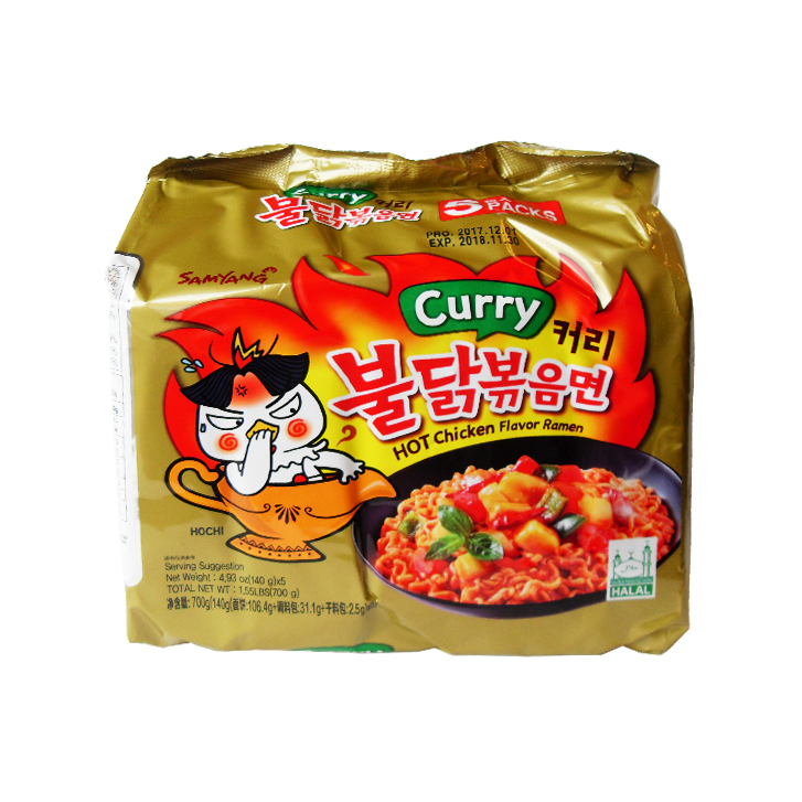 SamYang 삼양 커리불닭볶음면-멀티 8x5x140g 包