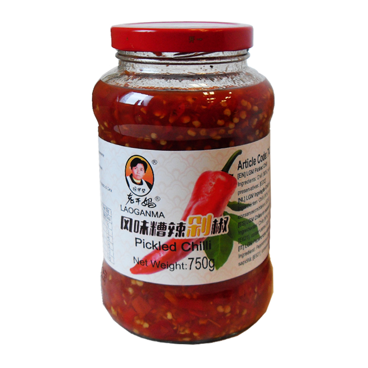 Lao Gan Ma Ớt ngâm 12x750g hũ