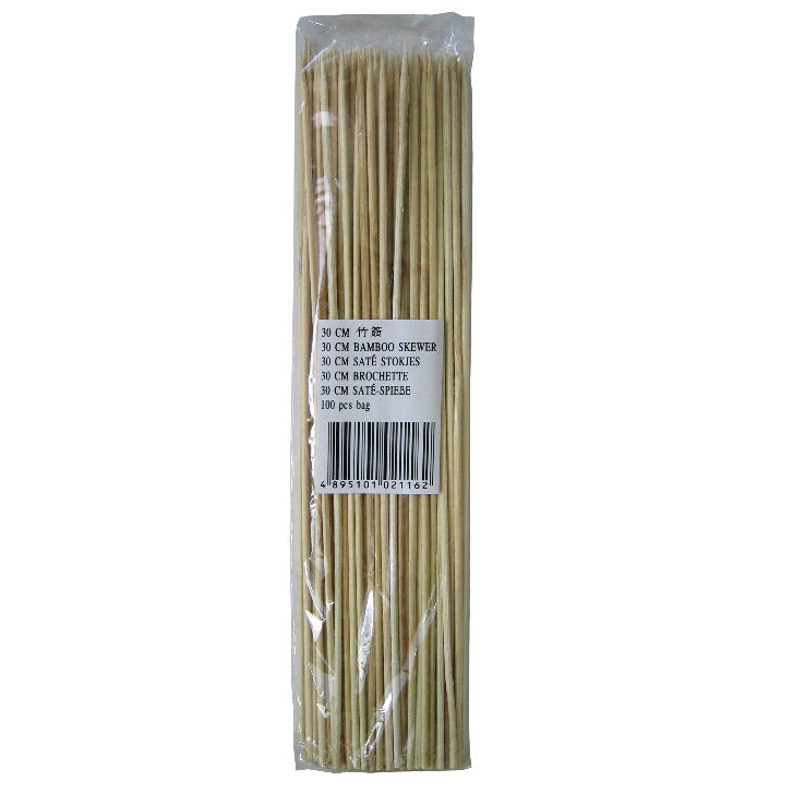 Bamboo Skewer Xiên tre 30cm 100x100pcs gói